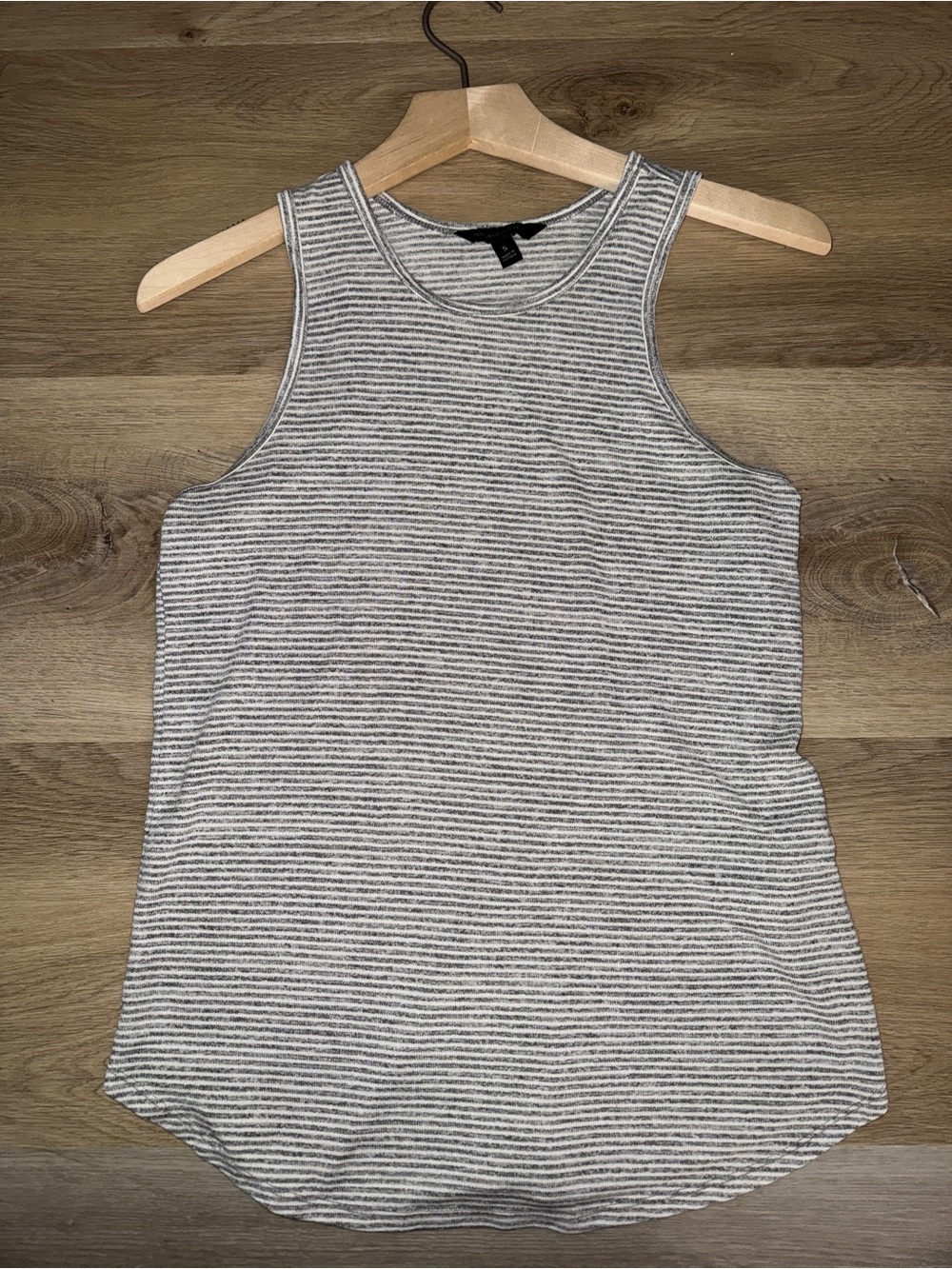 Banana Republic Striped Tank Top - Gray & White